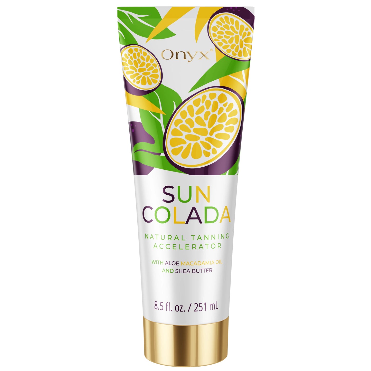 Onyx Suncolada Bräunungslotion beim Sonnenbaden hält, entwickelt für sicheres Bräunen im Solarium und unter der Sonne, mit natürlichen Inhaltsstoffen und ohne Bronzer