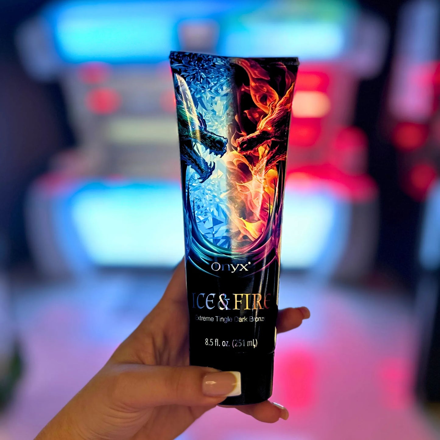 Ice & Fire Tingle Bronzer Sonnenbank Creme – Heiß & Kalt Bräunungskraft